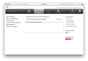 liste sichere eMailserver