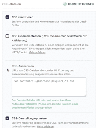 css-minifizieren